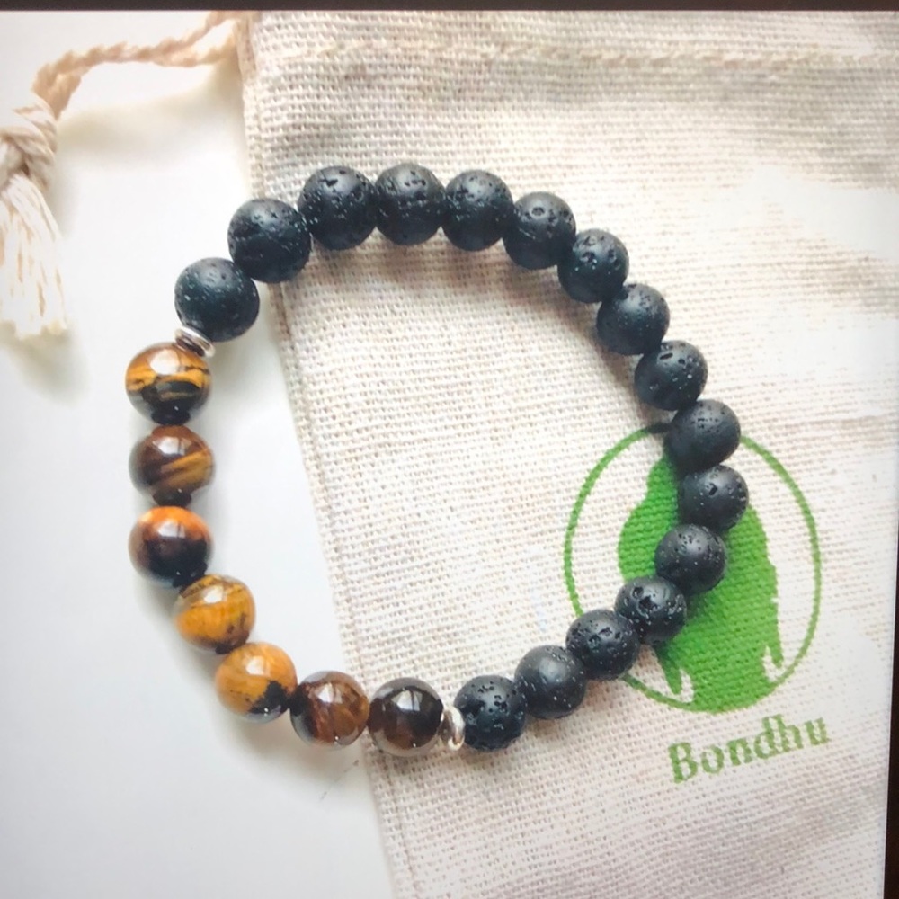 Tigers Eye Aromatherapy Bracelet